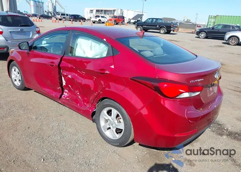 2014 Hyundai Elantra Se from USA, damaged, VIN 5NPDH4AE5EH483880
